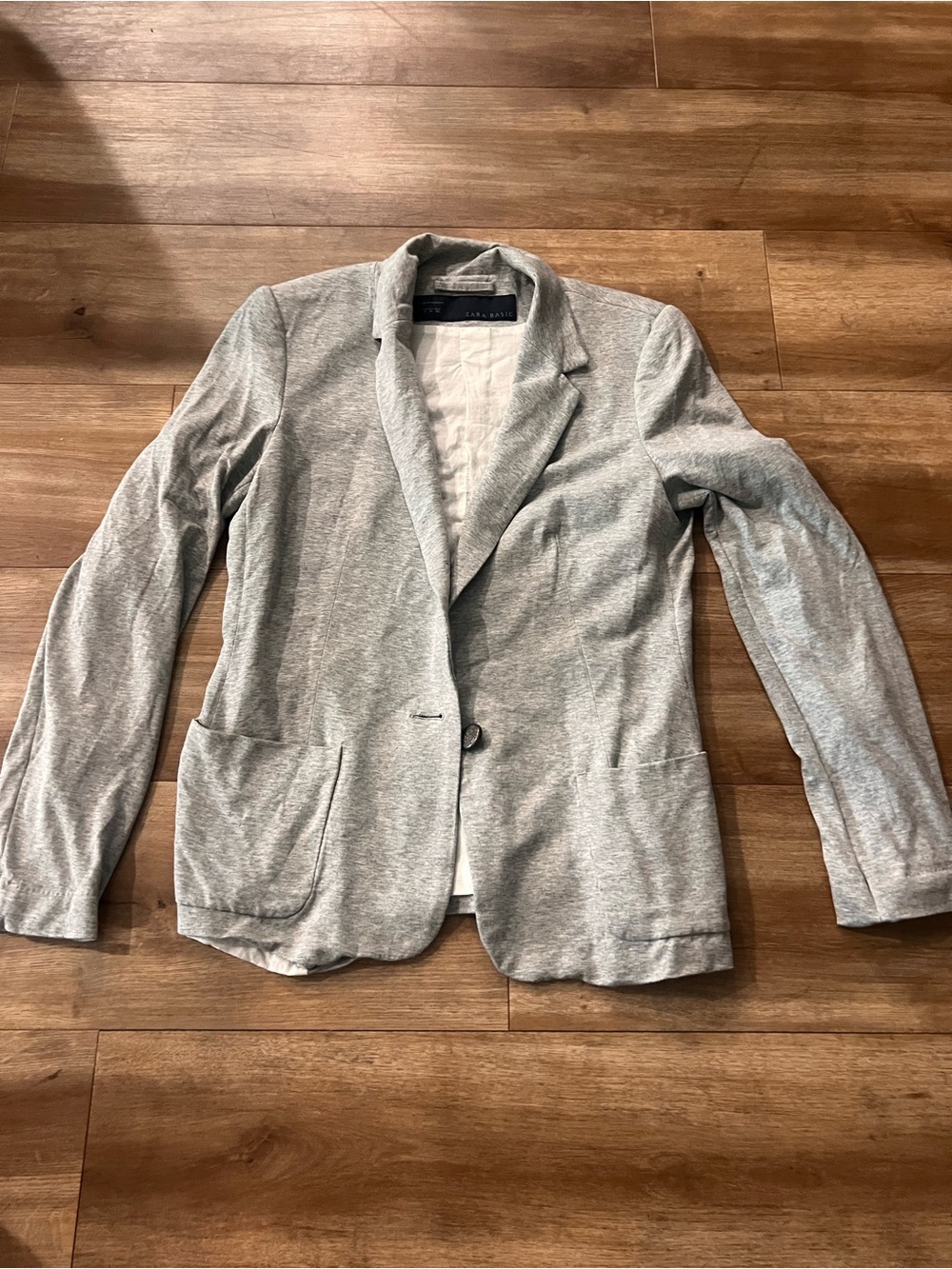 Zara Light Gray women’s  Blazer - Single Button Sport Coat